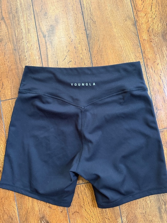YoungLA Pants - YoungLA Women's Black Athletic High-Waist Shorts